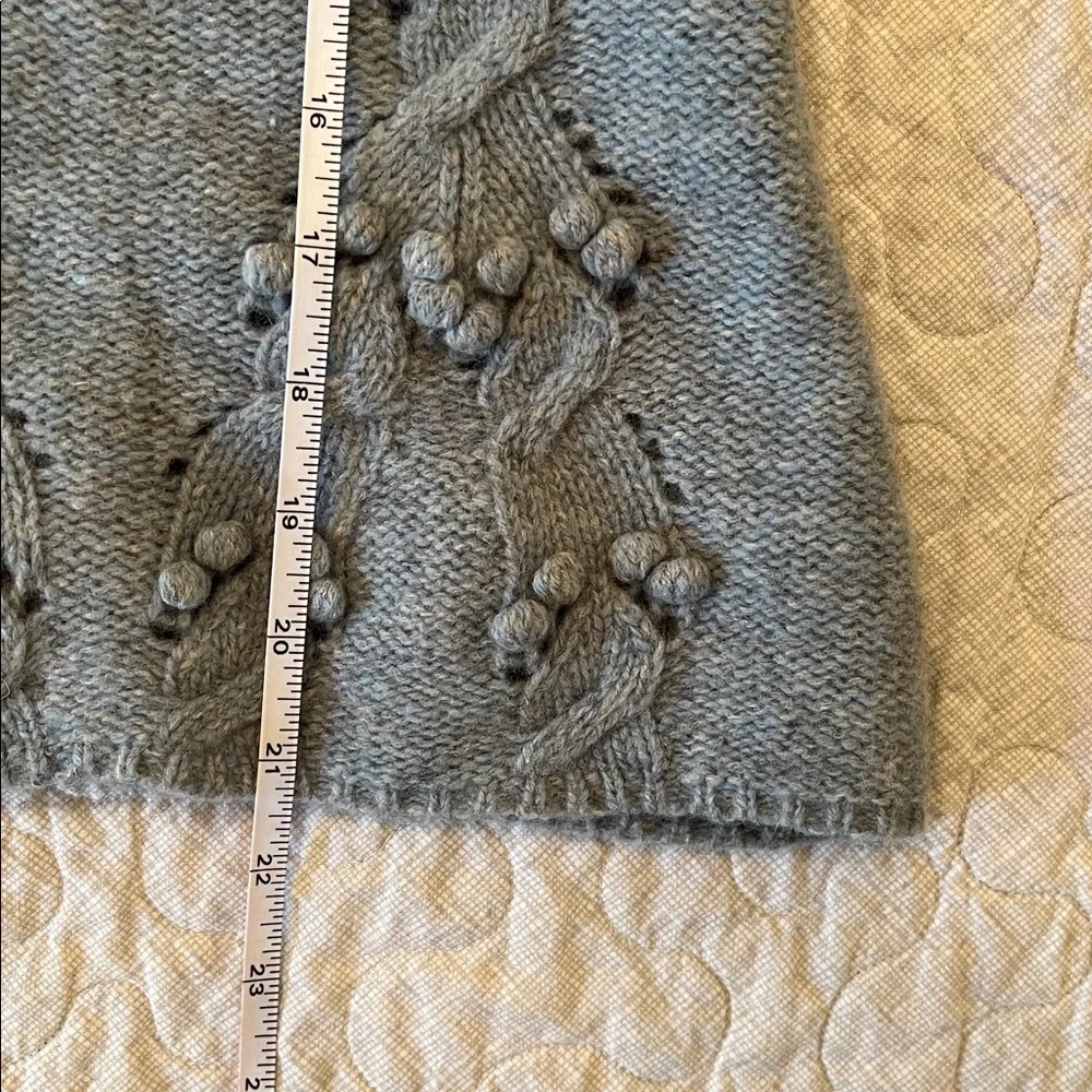 Rare!  Anthropologie Leifsdottir Sylvan Scene Button Cardigan, Blue, Large. EUC - Picture 9 of 10